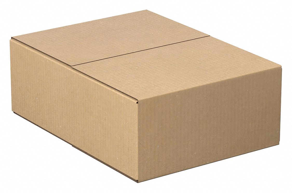 Shipping Box: 12 in Inside Lg, 9 in Inside Wd, 4 in Inside Ht, 32 ECT - Flat, Single Wall