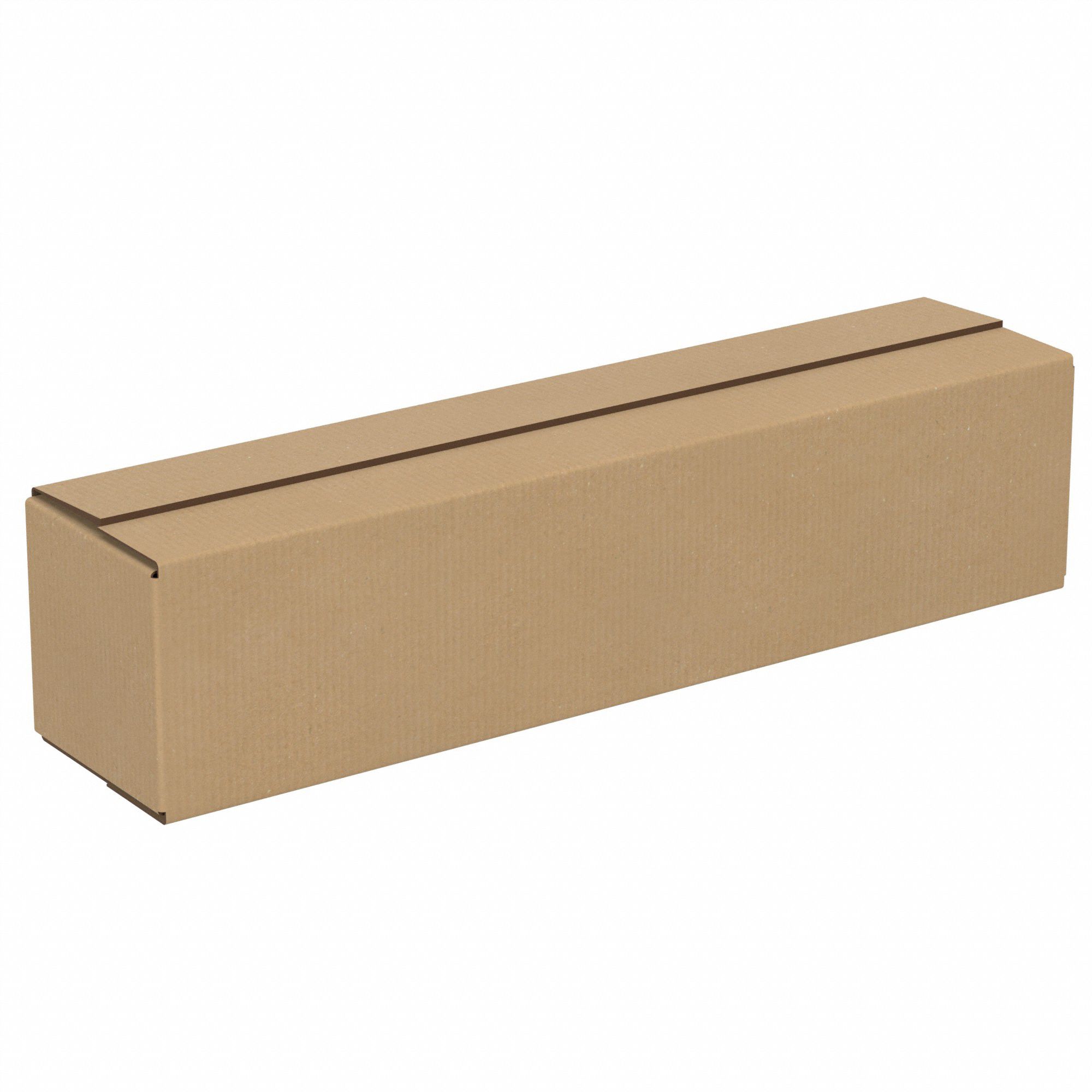 Shipping Box: 18 in Inside Lg, 4 in Inside Wd, 4 in Inside Ht, 32 ECT - Long, Single Wall