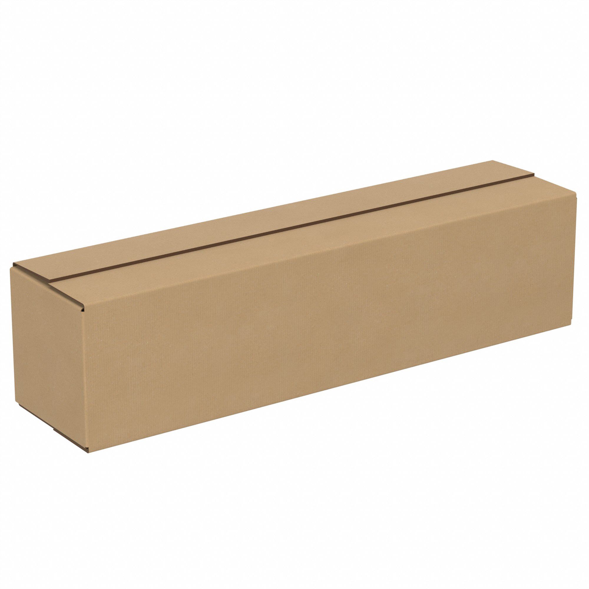 Shipping Box: 36 in Inside Lg, 8 in Inside Wd, 8 in Inside Ht, 32 ECT - Long, Single Wall