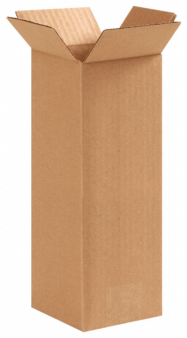 GRAINGER APPROVED 11R265 Shipping Box,4x4x10 in 11R265 PK 25