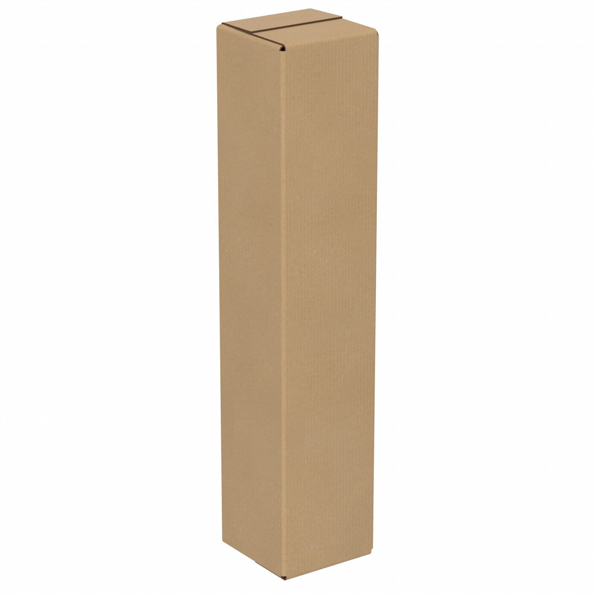 Shipping Box: 4 in Inside Lg, 4 in Inside Wd, 20 in Inside Ht, 32 ECT - Tall, Single Wall