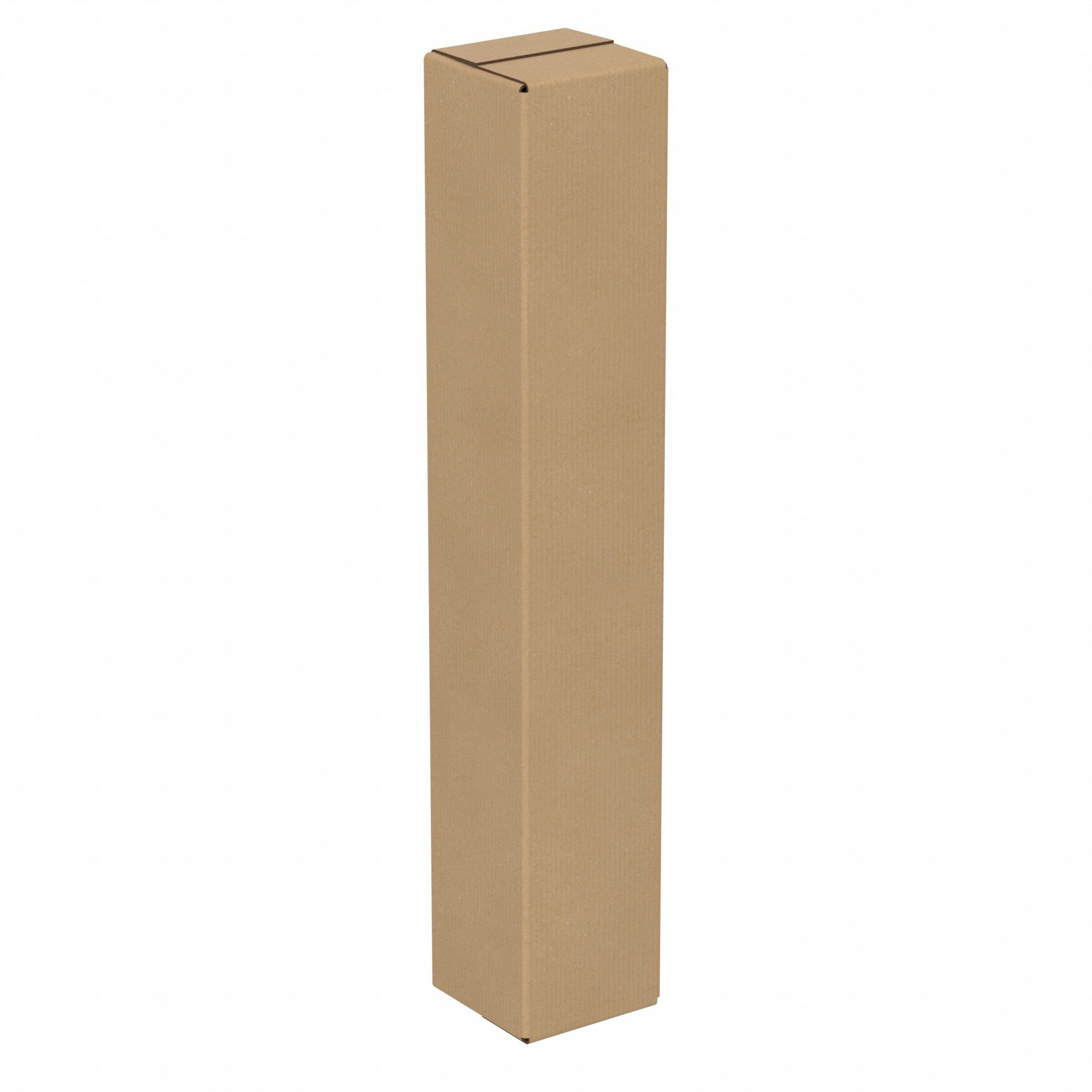 Shipping Box: 4 in Inside Lg, 4 in Inside Wd, 24 in Inside Ht, 32 ECT - Tall, Single Wall