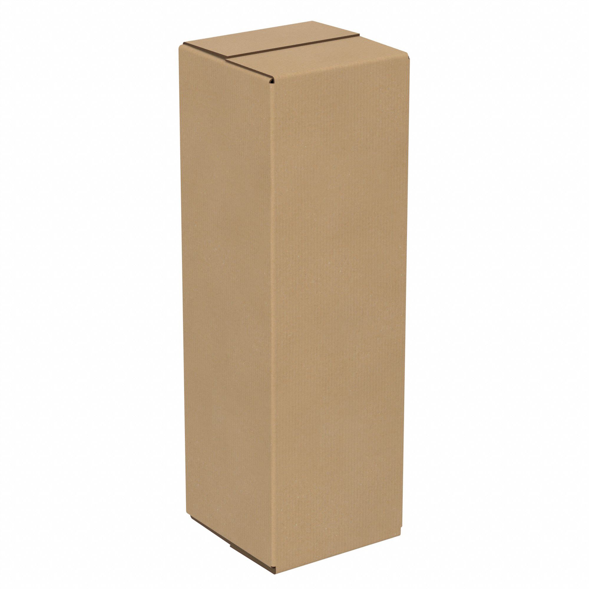 Shipping Box: 6 in Inside Lg, 6 in Inside Wd, 20 in Inside Ht, 32 ECT - Tall, Single Wall