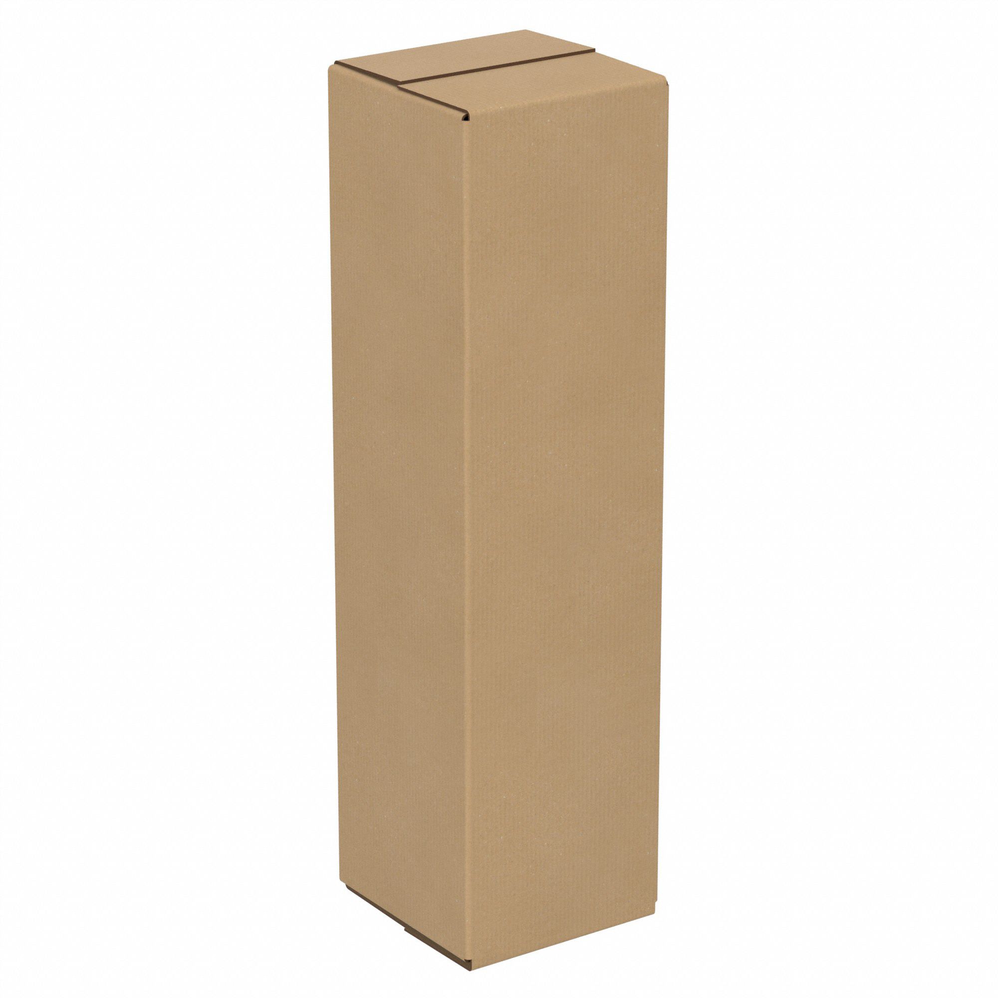 Shipping Box: 6 in Inside Lg, 6 in Inside Wd, 24 in Inside Ht, 32 ECT - Tall, Single Wall