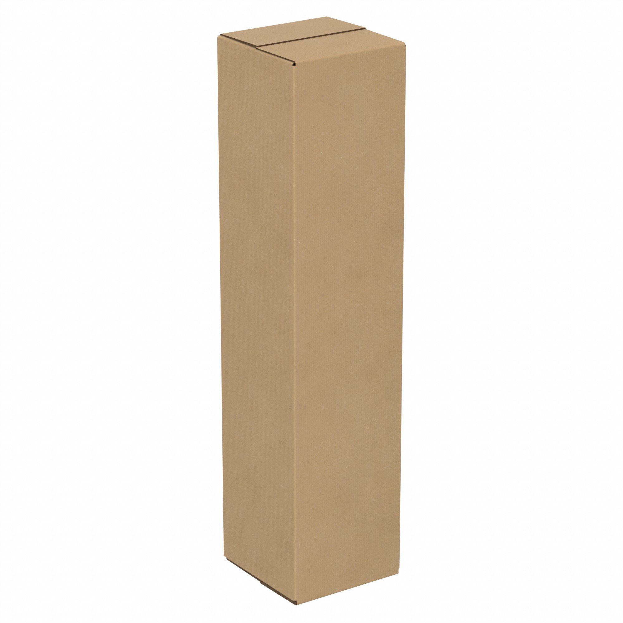 Shipping Box: 8 in Inside Lg, 8 in Inside Wd, 36 in Inside Ht, 32 ECT - Tall, Single Wall