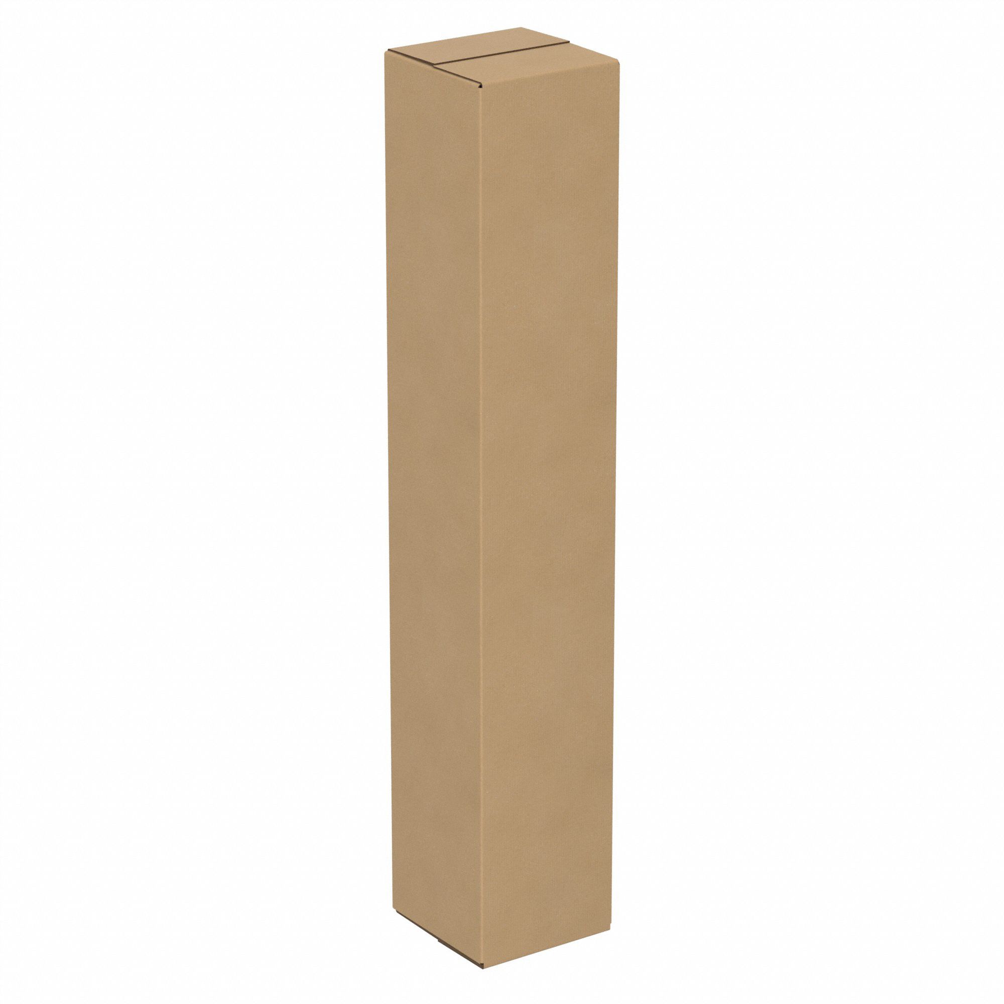Shipping Box: 8 in Inside Lg, 8 in Inside Wd, 48 in Inside Ht, 32 ECT - Tall, Single Wall