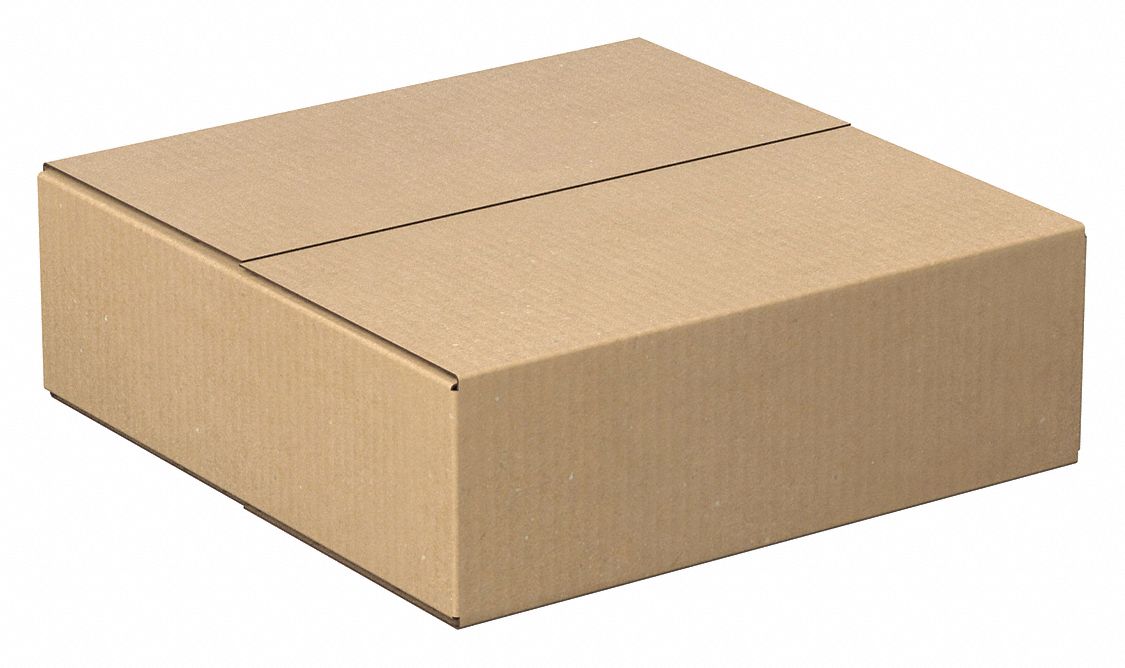 Shipping Box: 10 in Inside Lg, 10 in Inside Wd, 3 in Inside Ht, 32 ECT, Single Wall