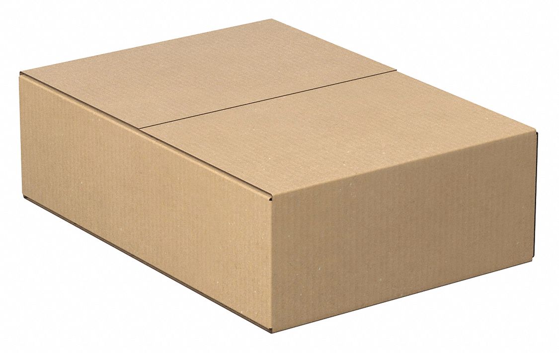 Shipping Box: 14 in Inside Lg, 10 in Inside Wd, 4 in Inside Ht, 32 ECT - Flat, Single Wall