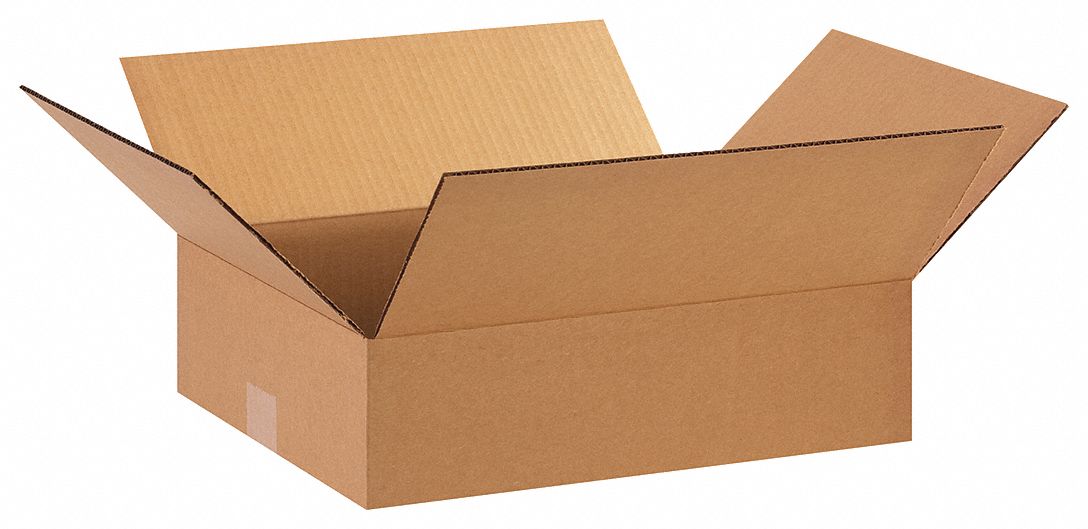 GRAINGER APPROVED 11R375 Shipping Box,15x12x4 in 11R375 PK 25