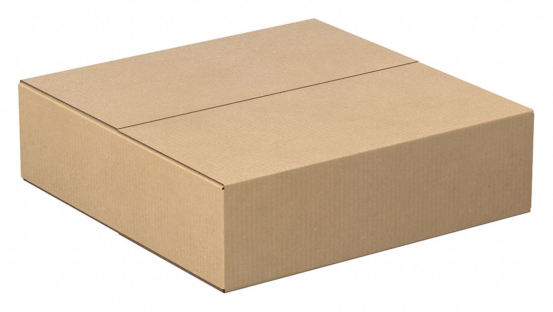 Shipping Box: 15 in Inside Lg, 15 in Inside Wd, 4 in Inside Ht, 32 ECT, Single Wall