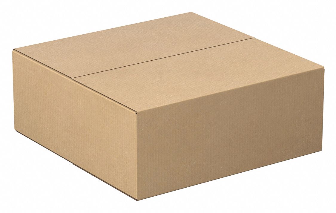 Shipping Box: 16 in Inside Lg, 16 in Inside Wd, 6 in Inside Ht, 32 ECT, Single Wall