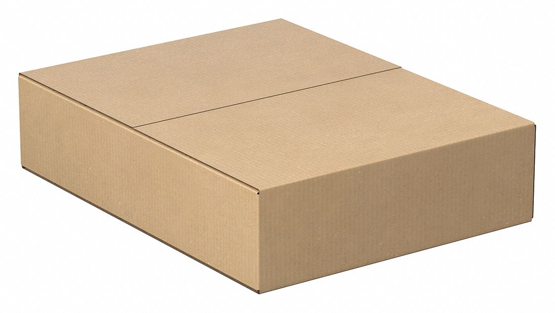 Shipping Box: 18 in Inside Lg, 14 in Inside Wd, 4 in Inside Ht, 32 ECT - Flat, Single Wall