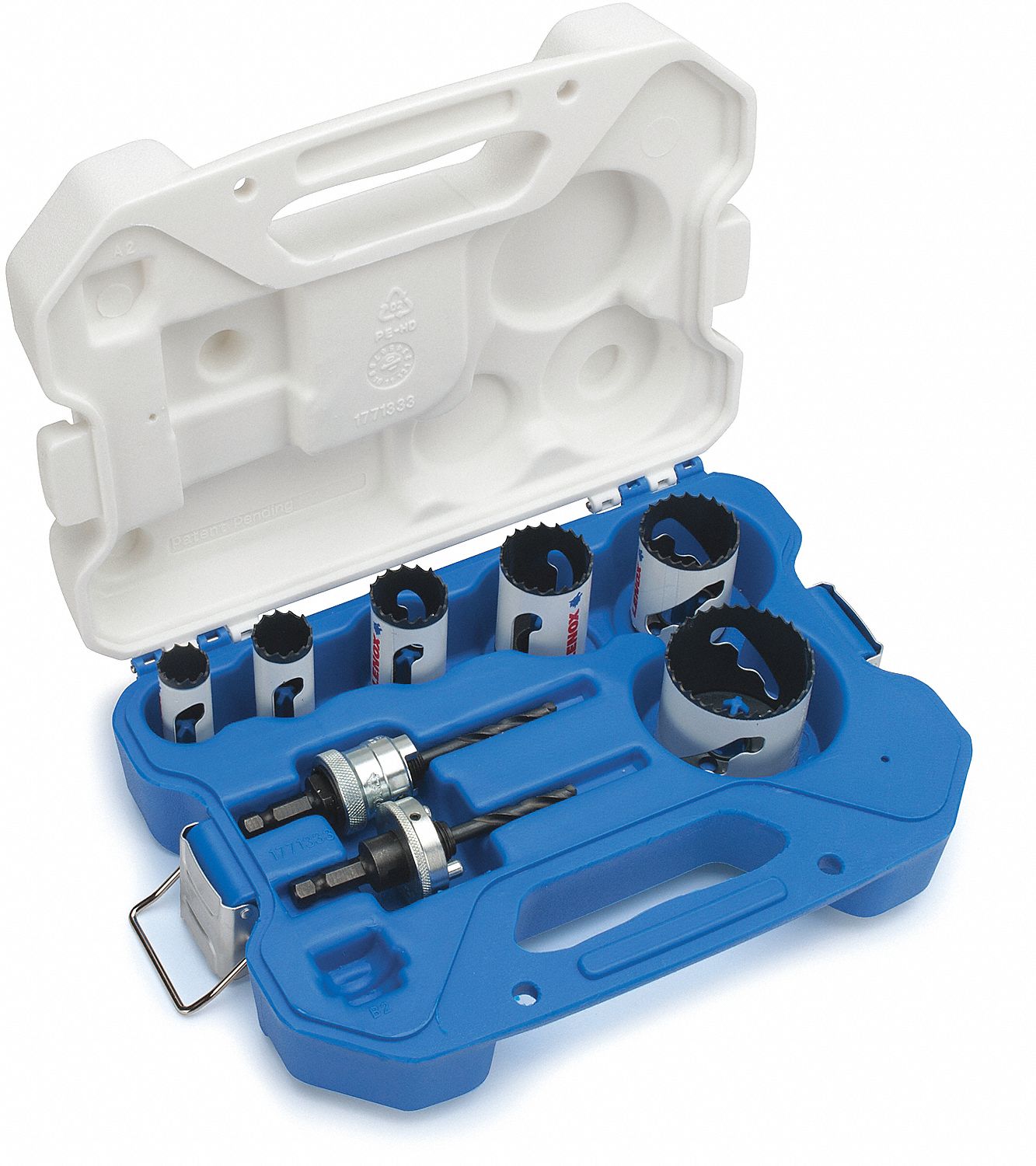 HOLE SAW KIT, 1/2 IN TO 20 IN, ⅝ IN TO 18 IN, ELECTRICIANS, 9 PC