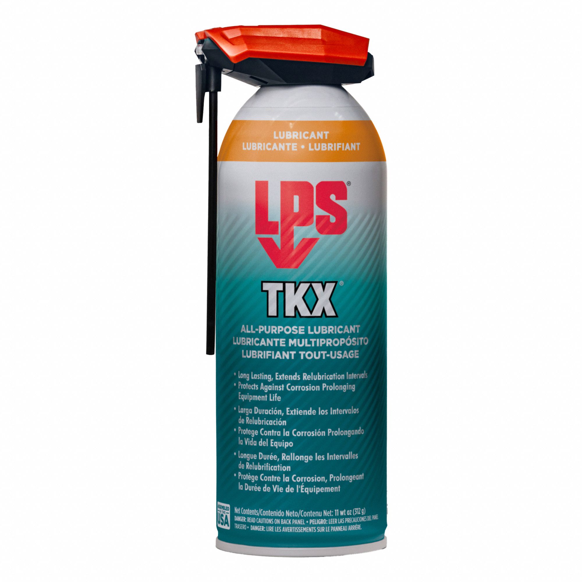 ALL PURPOSE LUBRICANT, AEROSOL, SPECIFIC GRAVITY 0.83-0.85, MAX TEMP/FLASHPOINT 163 ° F, 312 G