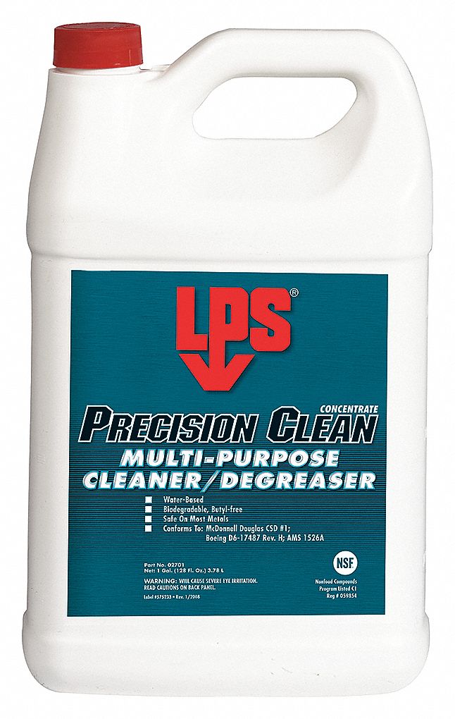 CLEANER/DEGREASER, INDUSTRIAL, LIQUID, BIODEGRADABLE/NON-FLAMMABLE/NON-CORROSIVE, TURQUOISE, 3.78 L