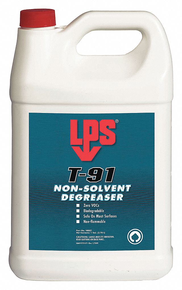 NON-SOLVENT DEGREASER, LIQUID, BIODEGRADABLE/NO VOCS/NON-TOXIC/NON-FLAMMABLE, CLEAR, 3.78 L