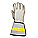 LINESMAN'S COWHIDE GLOVES, L, WING THUMBS, PATCH PALMS, REFLECTIVE TAPE, 3 IN CUFF