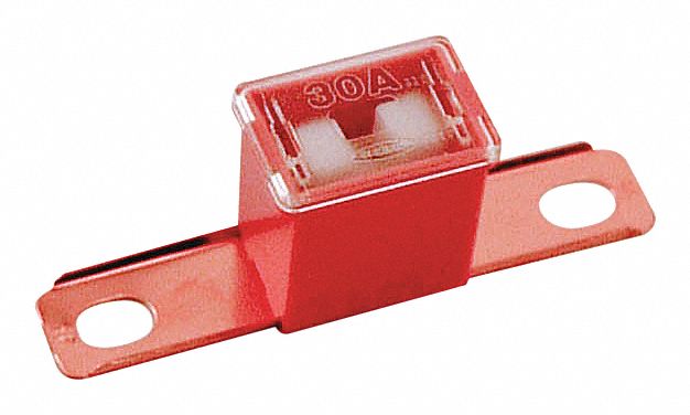 MALE TERMINAL, PAL SERIES, 30 AMPS, 13/16 IN L, PINK, AUTO LINK