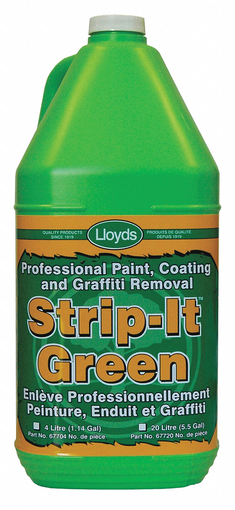 PAINT/GRAFFITI REMOVER, NON-TOXIC, GEL, 4 LITRES