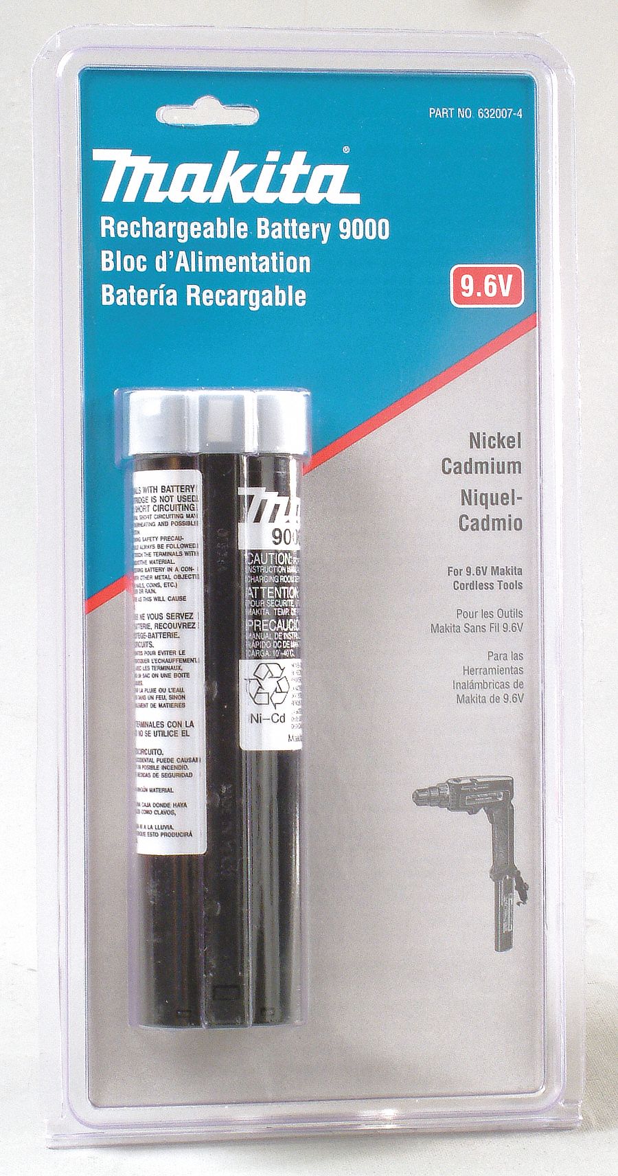 MAKITA BATTERY 9000   - Cordless Tool Batteries - MKT632007-4 |  632007-4 - Grainger, Canada