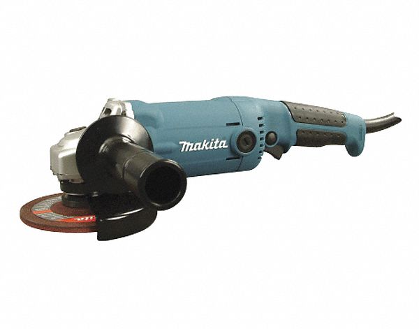 MEULEUSE D'ANGLE, FILAIRE, 120 V/10,5 A, 5 PO DE DIA, GÂCHETTE, ⅝ PO-11, 11 000 TR/MIN, CORDON DE 8,2 PI
