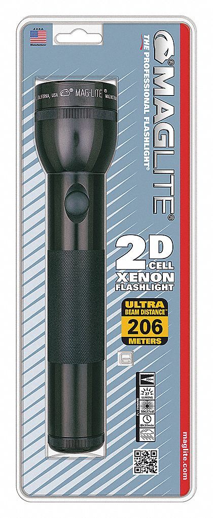 HANDHELD FLASHLIGHT, 412 M BEAM, 168 LUMENS, 23 OZ, BLUE, 10 IN L/2.25 IN DIA, POLYCARBONATE