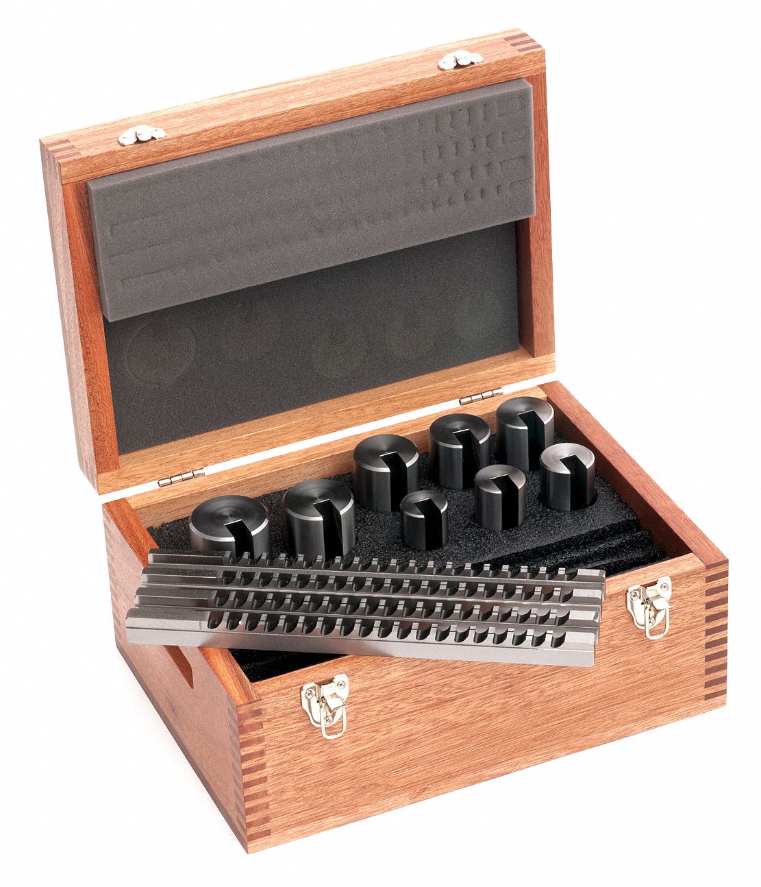 HASSAY SAVAGE CO. Keyway Broach Set, Fractional Inch, IV, High Speed Steel 11U12715024 Grainger