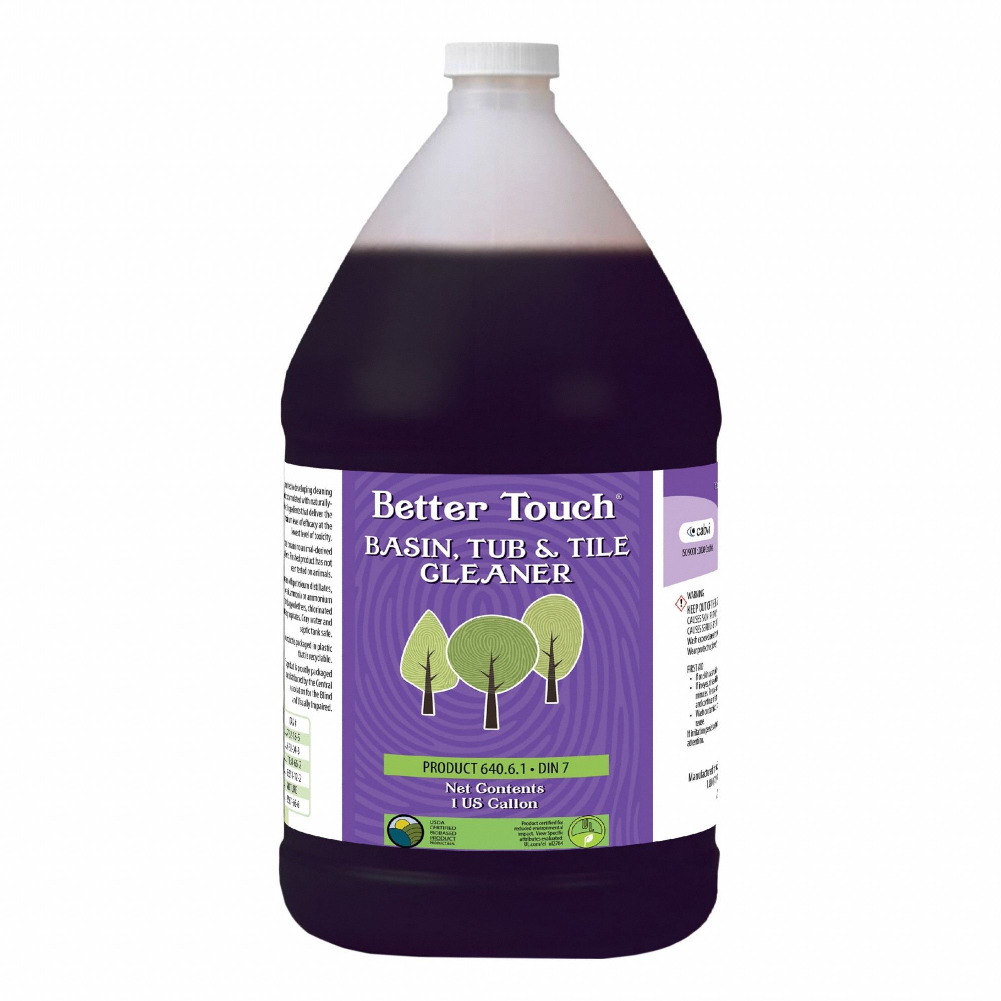 Bathroom Cleaner 1 gal Jug Purple PK4