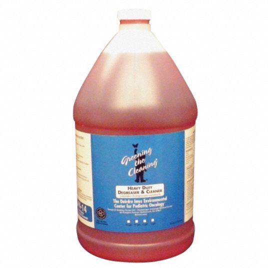 GREENING THE CLEANING, Citrus-Based Solvent, Jug, Degreaser -  11U185