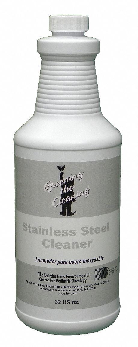 Metal Cleaner: Bottle, 32 oz Container Size, Ready to Use, Liquid, 6 PK