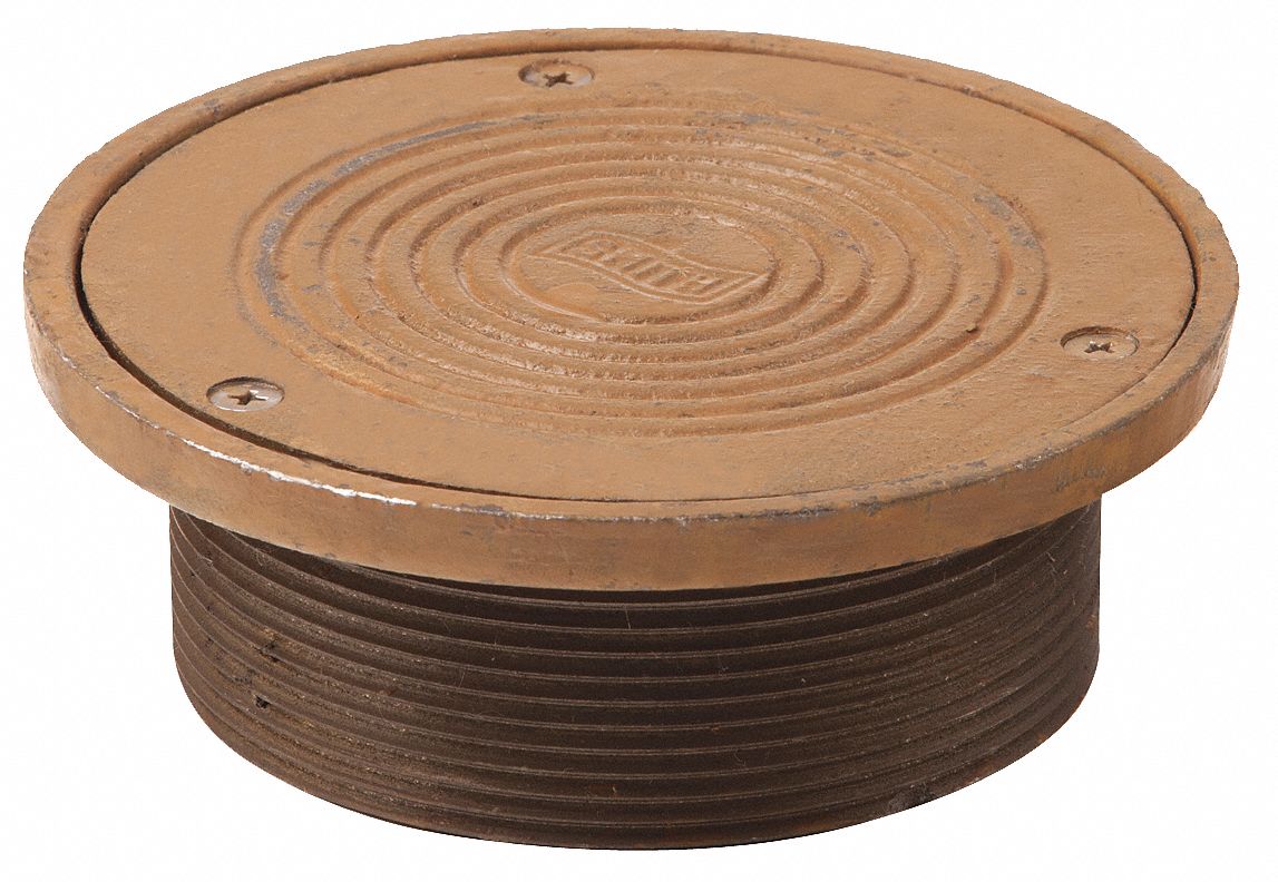 SMITH LIGHT COMMERCIAL Light Commercial   Medium Duty Cast Iron Cleanout Cover   Bell Traps and Drains   11U244|410 10