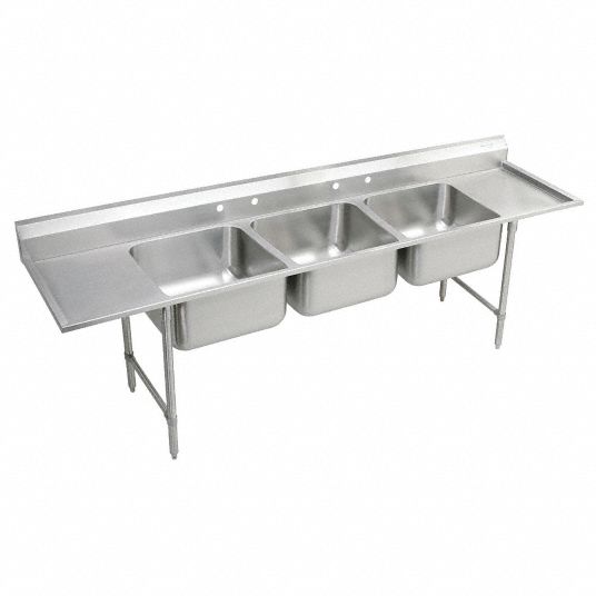 Elkay, 36 in Work Surface Ht, Scullery Sink - 11U306|RNSF8354LR4 - Grainger