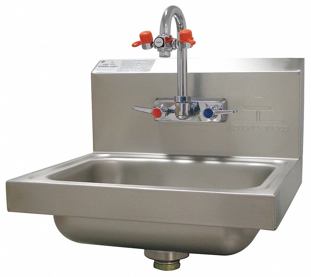 Advance Tabco, 1 gpm Flow Rate, Hand Sink 11U3927PS55 Grainger