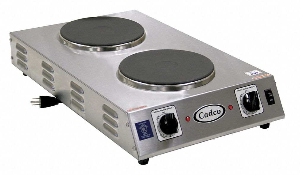 HOT PLATE,DOUBLE,CAST IRON