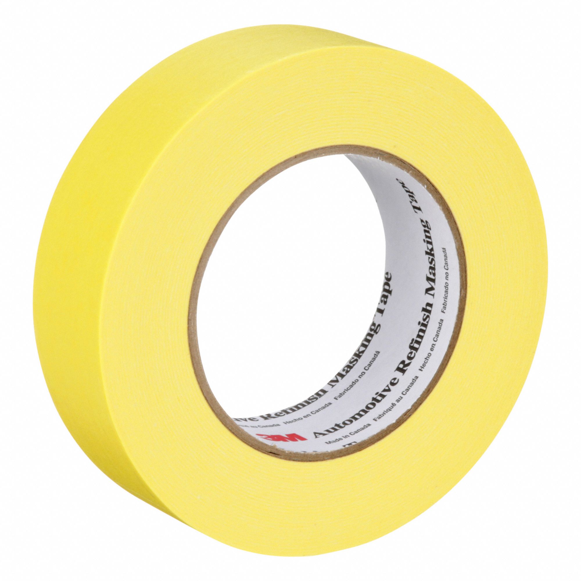 AUTOMOTIVE REFINISH MASKING TAPE, YELLOW, 55 M LENGTH X 36 MM WIDTH, CREPE PAPER