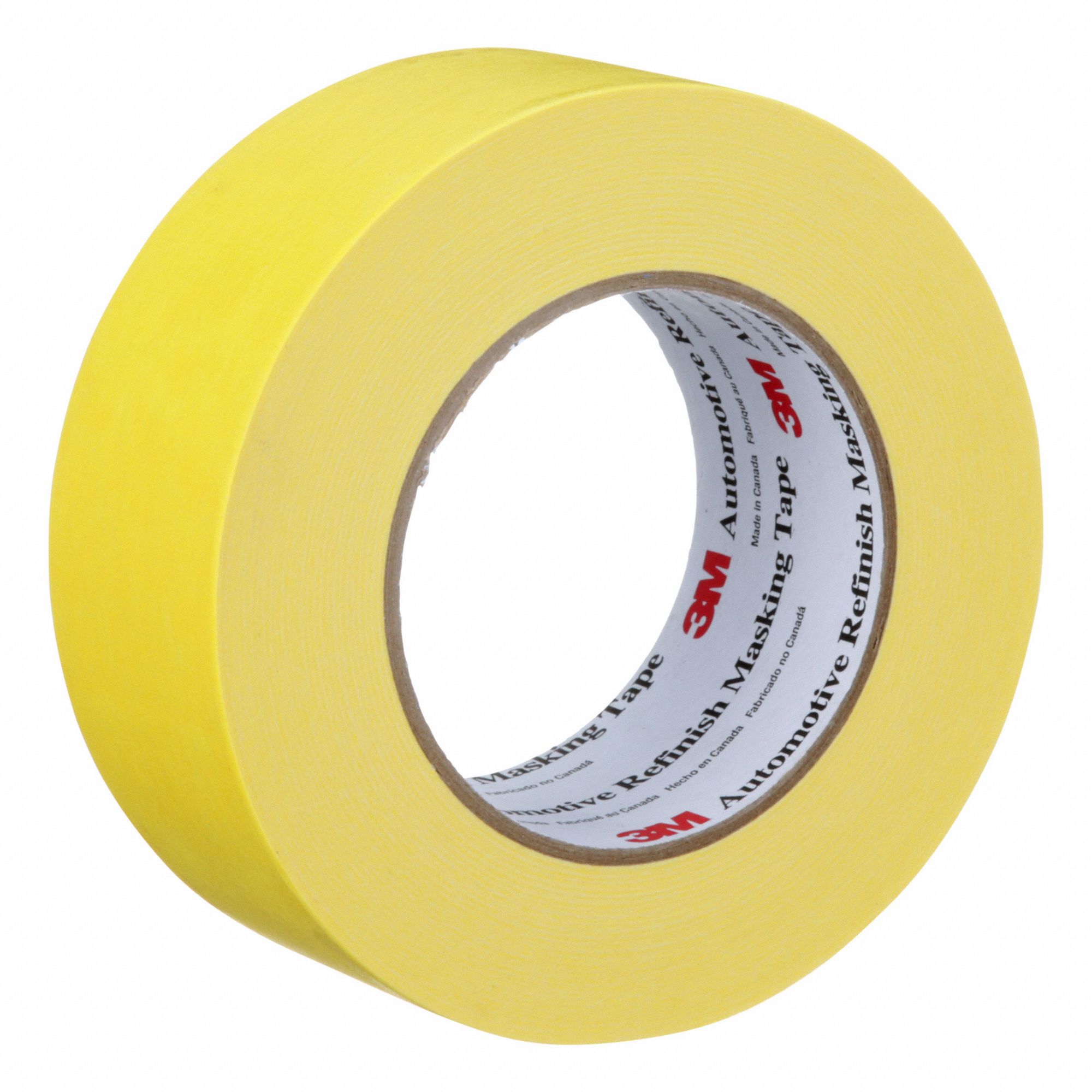 AUTOMOTIVE REFINISH MASKING TAPE, YELLOW, 55 M LENGTH X 48 MM WIDTH, CREPE PAPER