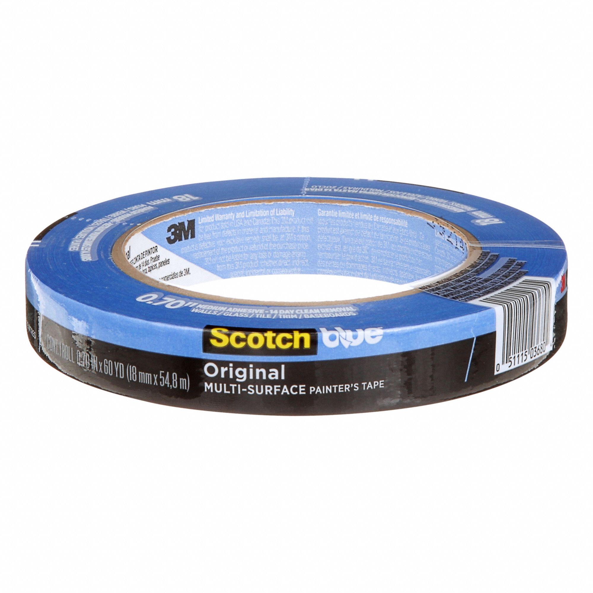 ORIGINAL SCOTCH PAINTERS TAPE, 14-DAY REMOVAL, BLUE, 55 M LENGTH X 18 MM WIDTH