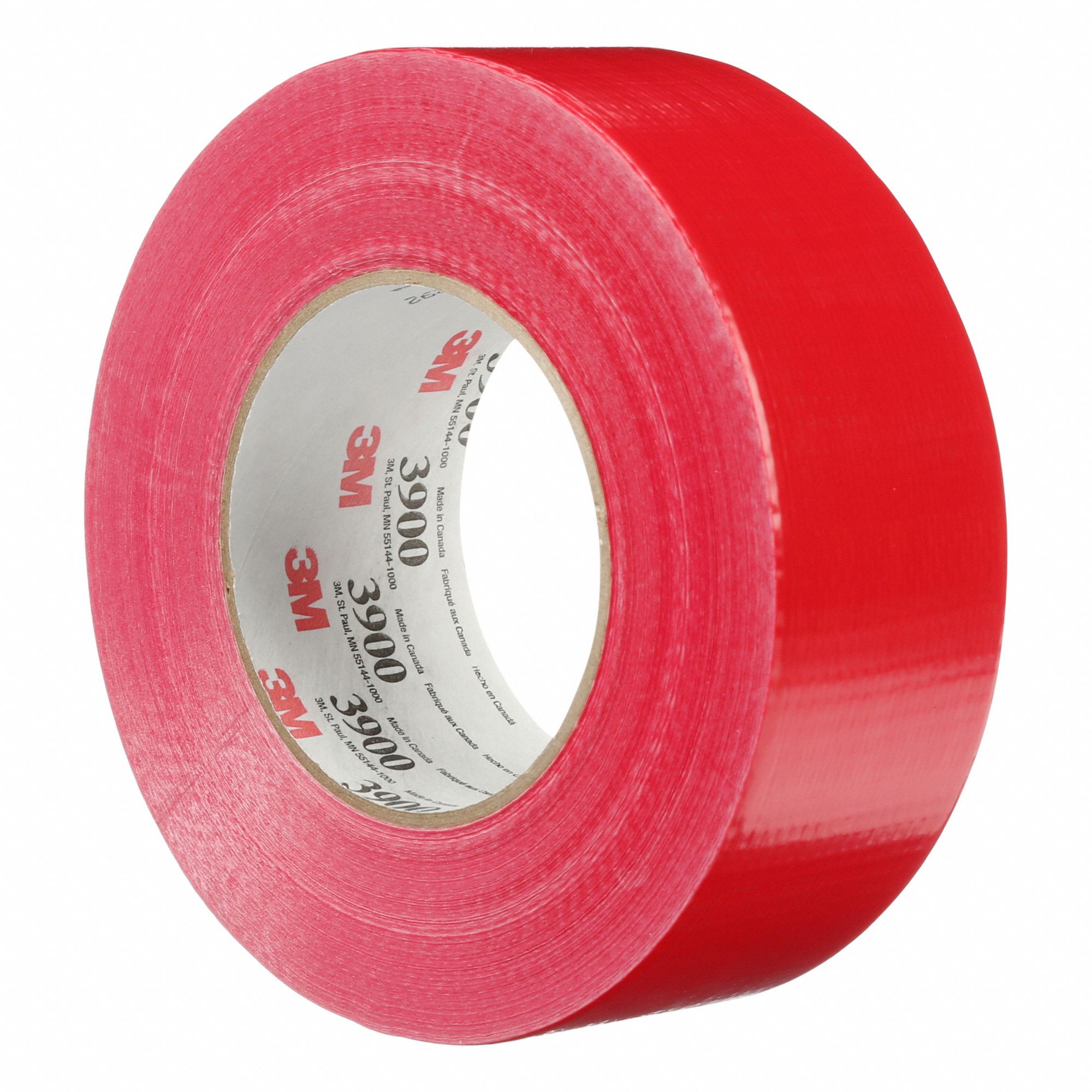 DUCT TAPE, UTILITY/ADHESIVE 72 OZ/TENSILE 32 LBS, RED, 55 M X 48 MM/7.7 MIL, RUBBER/POLYETHYLENE