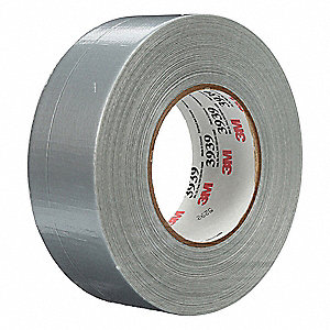 DUCT TAPE, UTILITY, SILVER, 60 YD X 2 IN /9 MIL THICK, POLYETHYLENE/COATED CLOTH