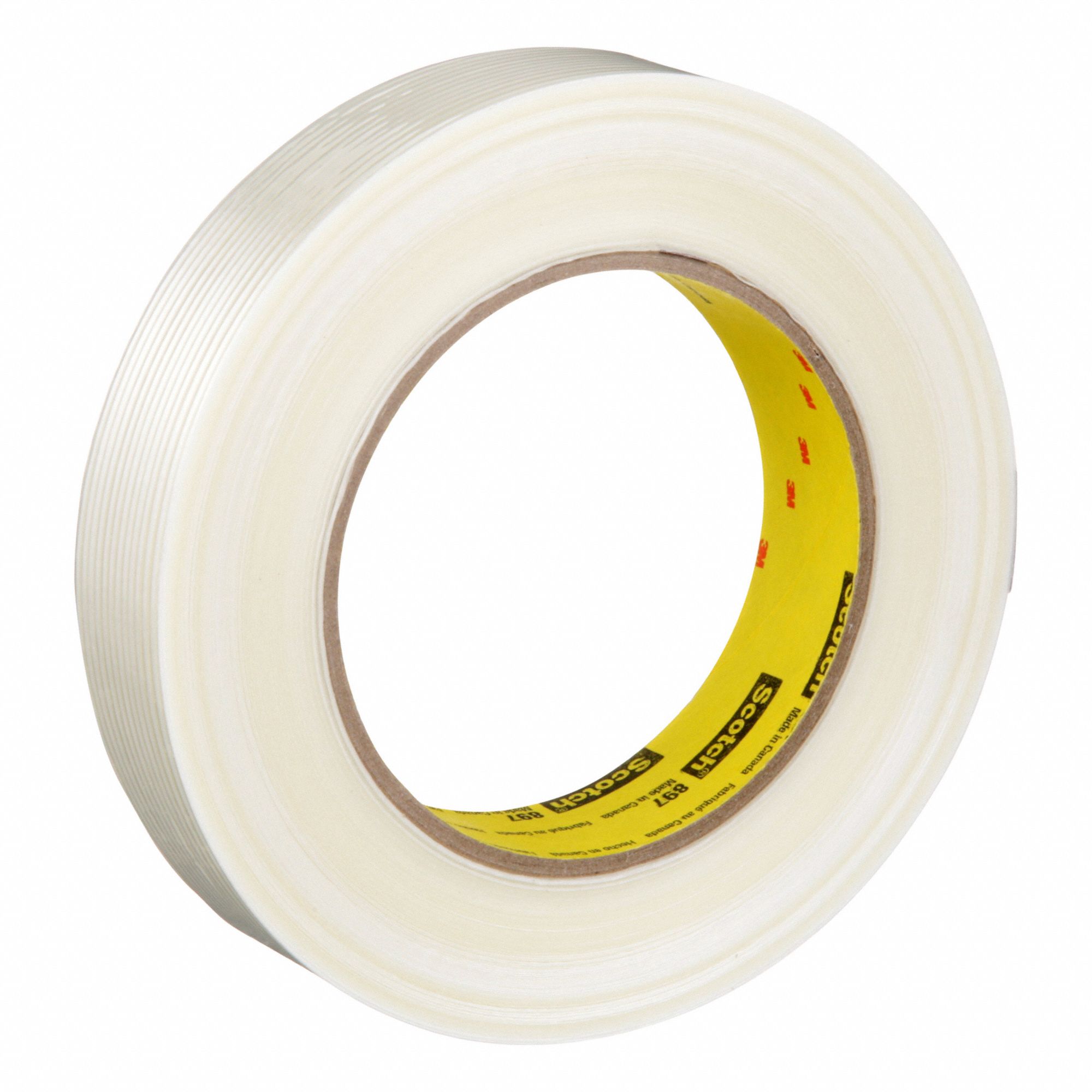 GENERAL PURPOSE FILAMENT TAPE, 55 M LENGTH X 24 MM WIDTH, PP FILM/GLASS FILAMENT BACKING