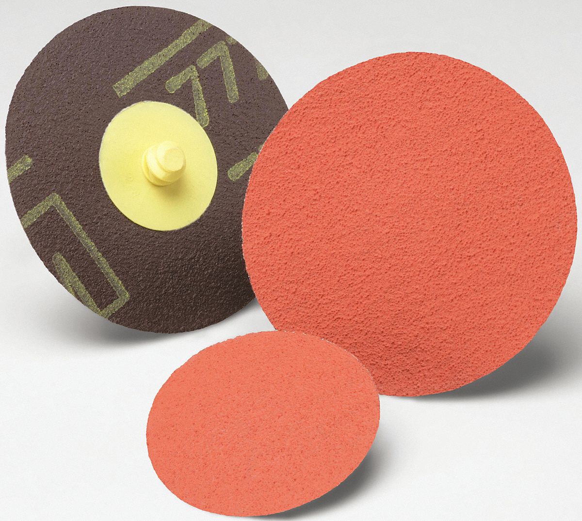 SANDING DISC, QUICK-CHANGE, 100 GRIT, 2 IN DIA, CERAMIC