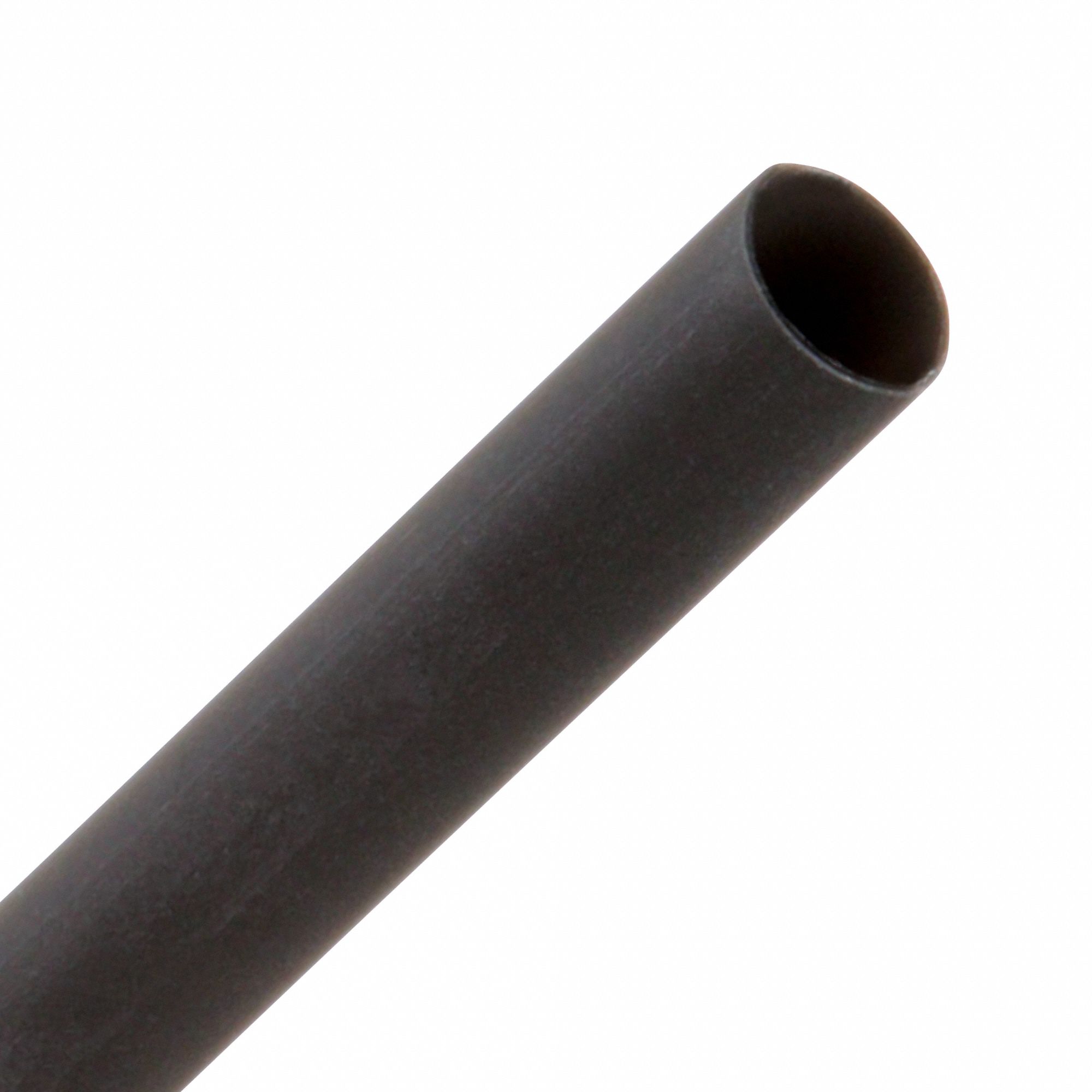 EPS-300 HEAT SHRINK TUBING, ADHESIVE LINED, THIN, FLEXIBLE, FLAME RET POLY, BLACK, 1/4 IN X 4 FT