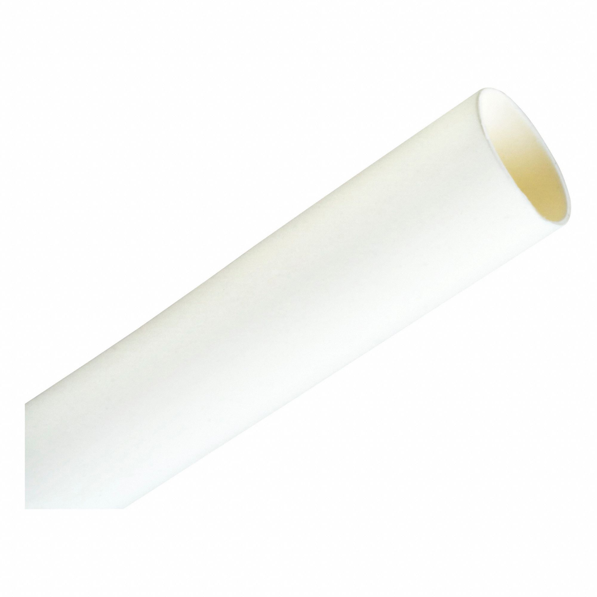 FP-301 HEAT SHRINK TUBING, THIN, FLEXIBLE, POLY, WHITE, 1/8 IN X 4 FT