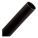 HEAT SHRINK TUBING, THIN, FLEXIBLE, POLY, BLACK, 1/4 IN X 4 FT