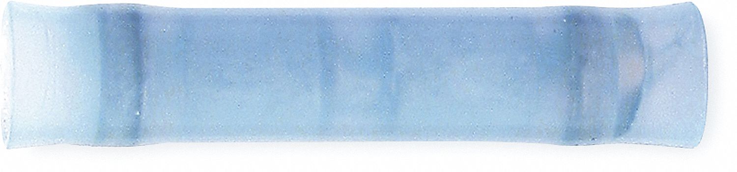 MANCHON CONNECTEUR,ISOLÉ,TRNSPRNT,105 ° C,16-14 AWG,BLEU,1.02 PO,CUIVRE/ÉTAIN/NYLON,BX 100