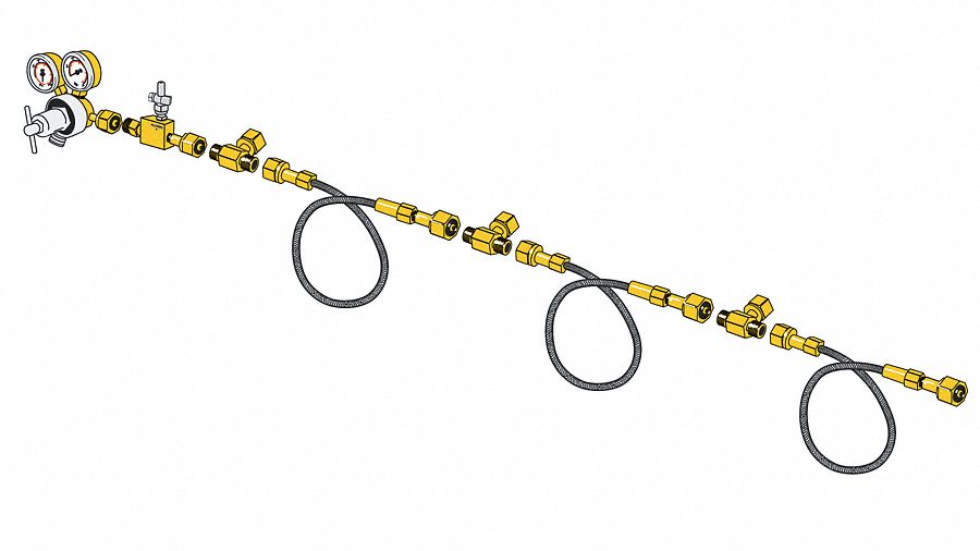 Four Cylinder Airline Cascade Kit