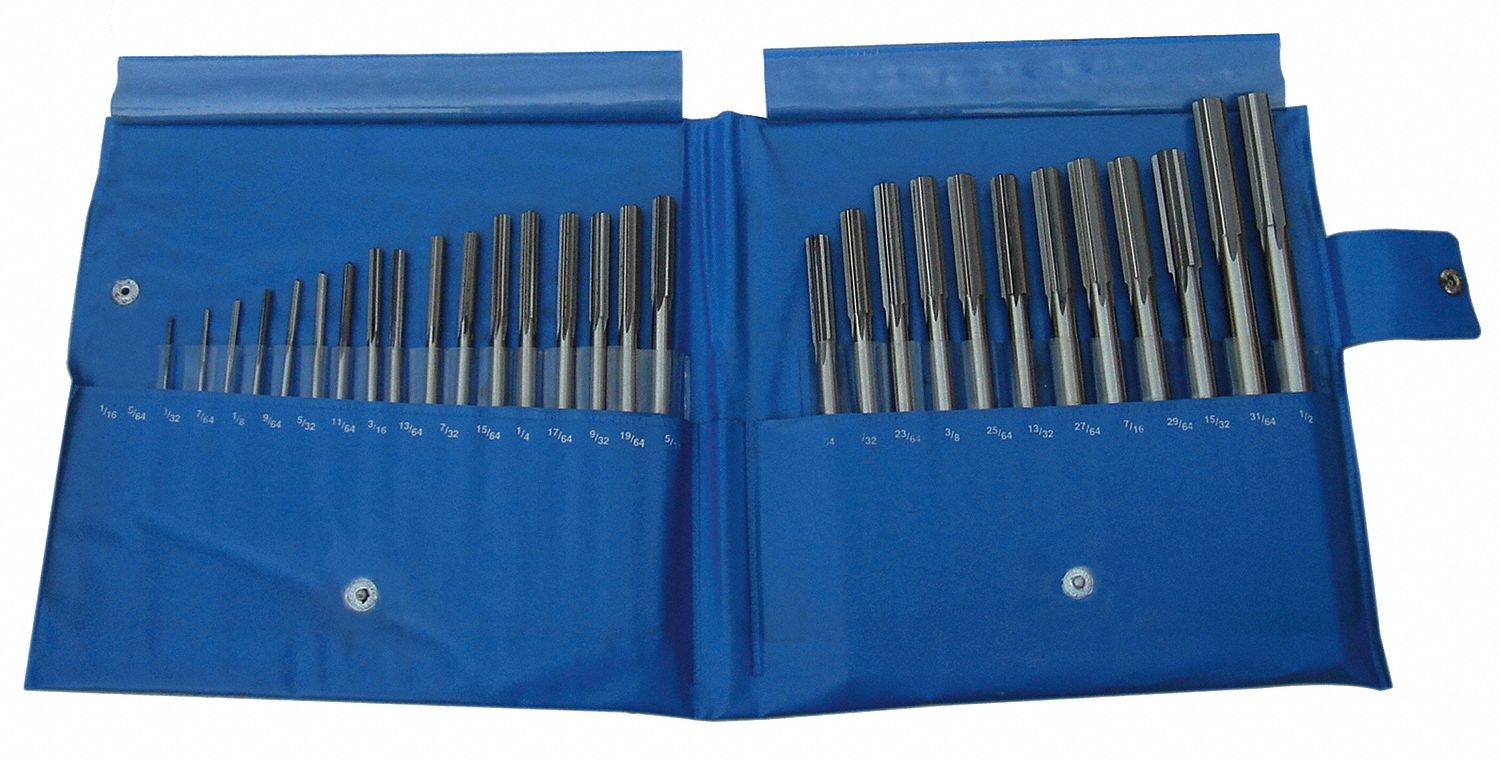11V297 - Chucking Reamer Sets 1/16In- 1/2In 15pc