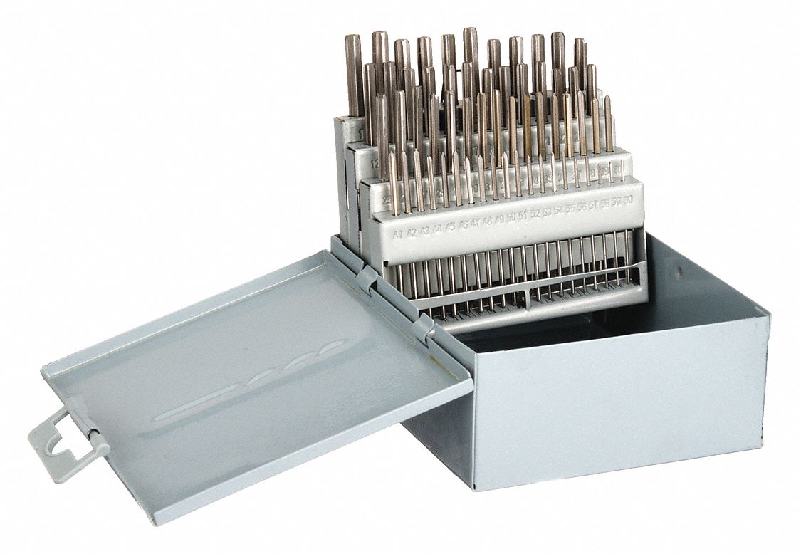 60 Smallest Reamer Size, 1 Largest Reamer Size, Chucking Reamer Set