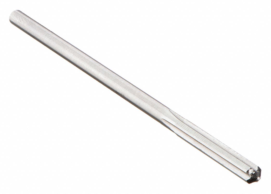 Chucking Reamer: 0.1094, 7/64 in Shank Dia, 7/8 in Flute Lg, 3 1/2 in Overall Lg