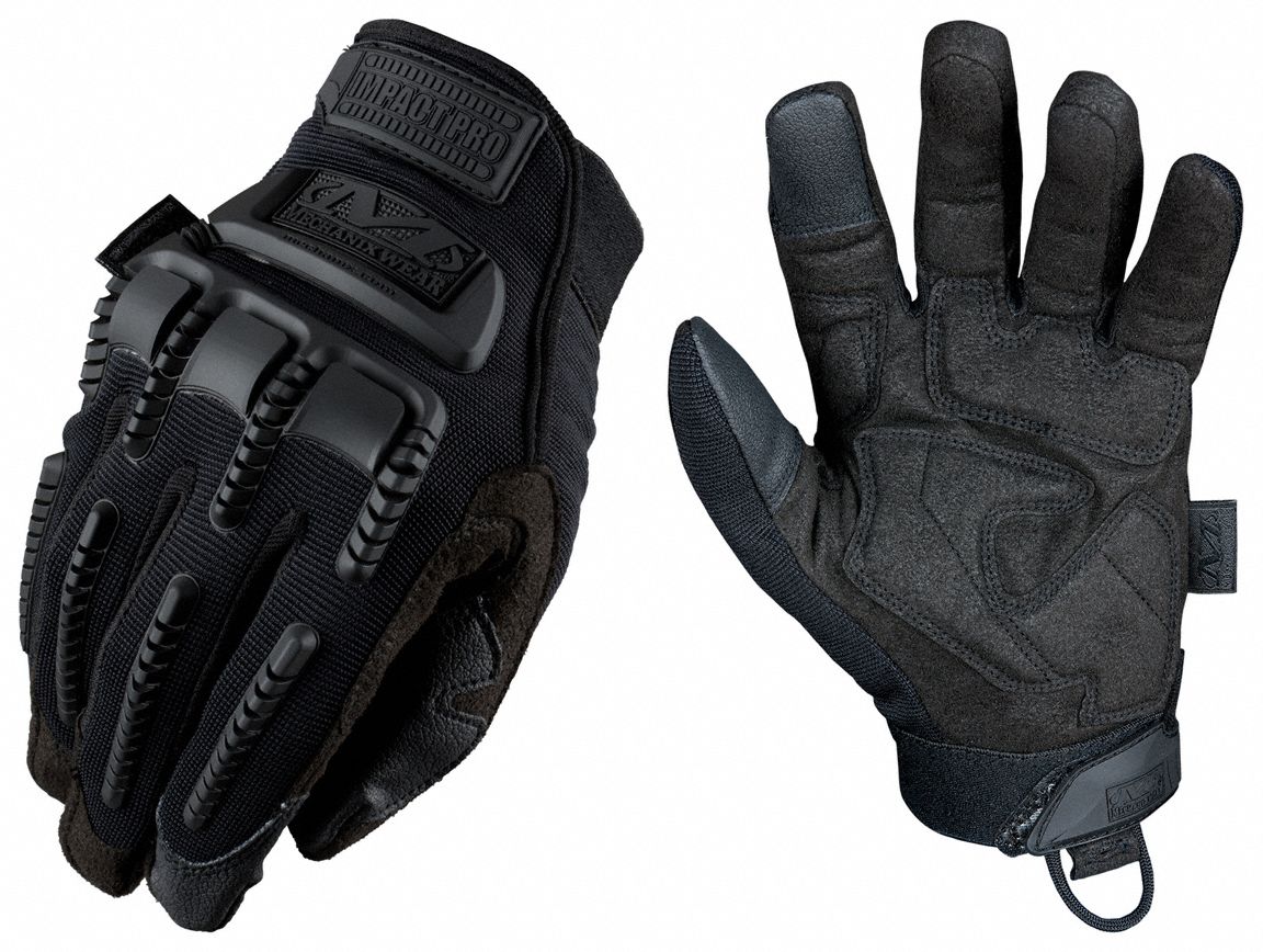 MECHANIX WEAR Tactical Glove, Synthetic Leather Palm Material, L, Black ...